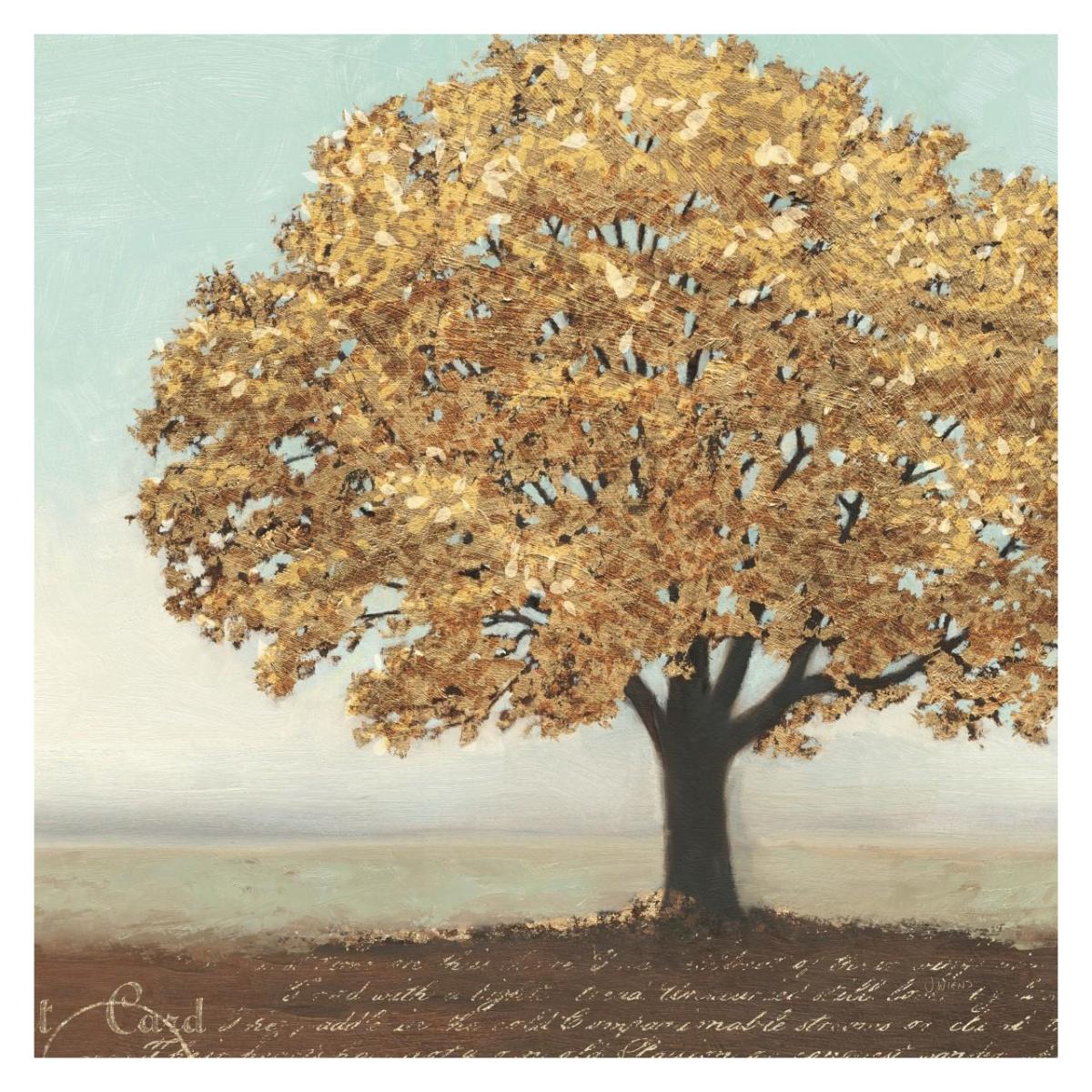 Gold Reflections I -Paper Art-32"x32"