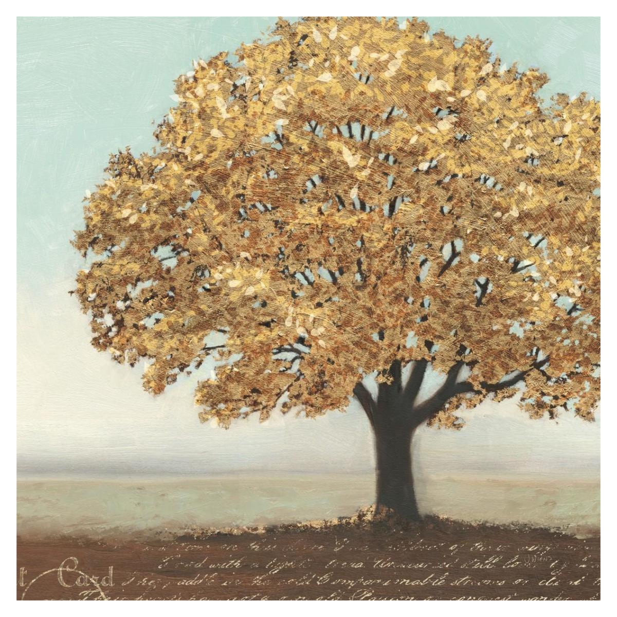 Gold Reflections I -Paper Art-38"x38"