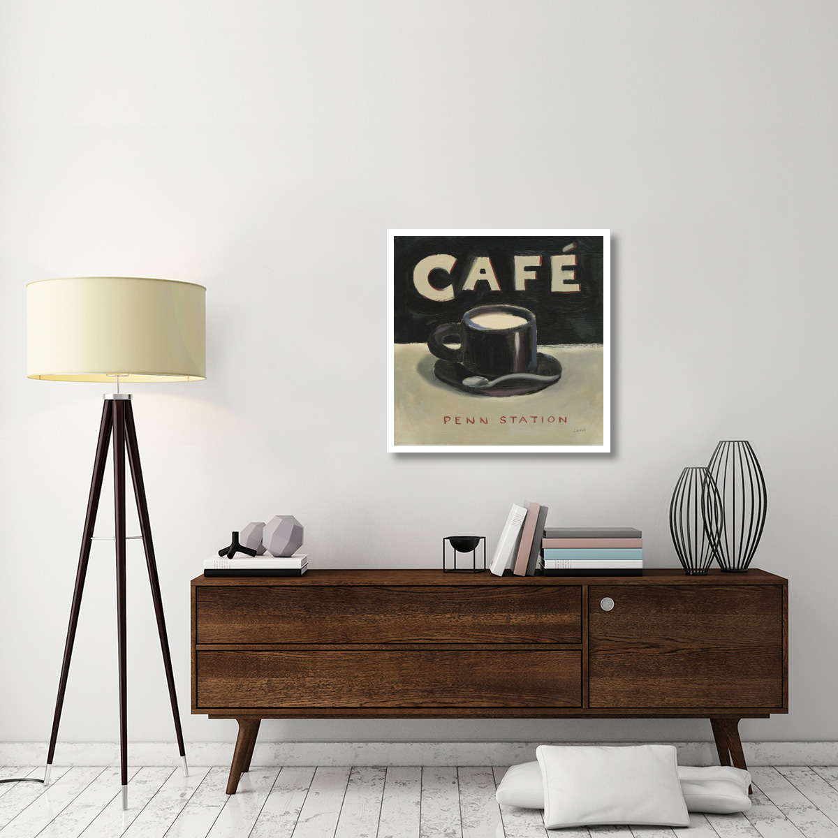 Coffee Spot I -Paper Art-32&quotx32"
