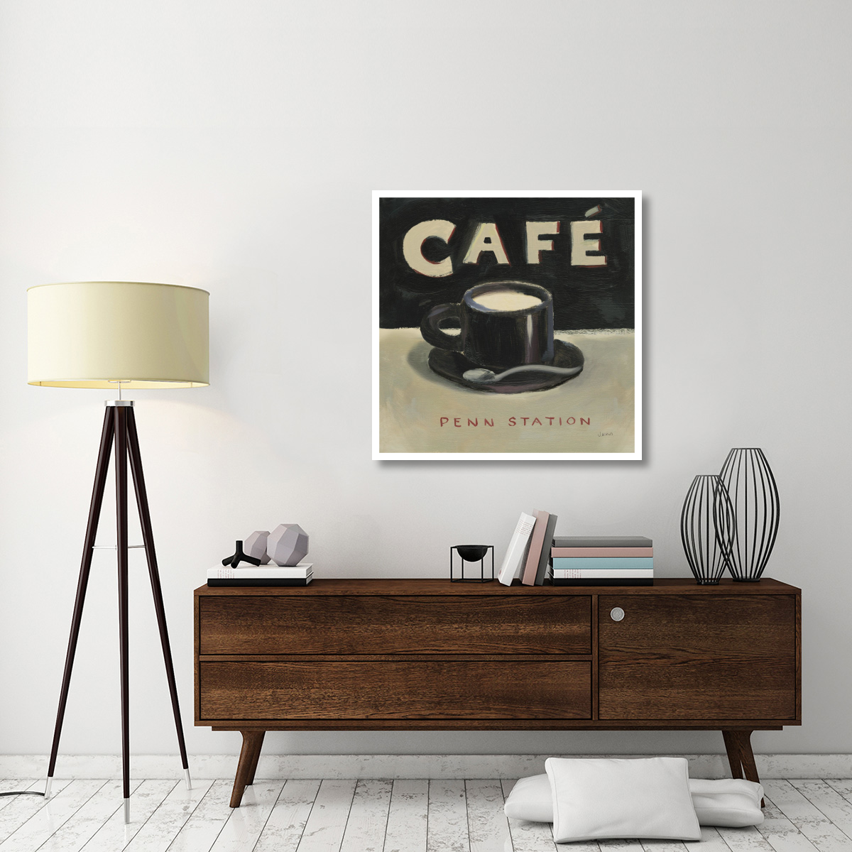 Coffee Spot I -Paper Art-38&quotx38"