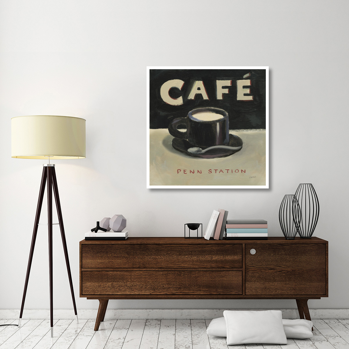 Coffee Spot I -Paper Art-42&quotx42"