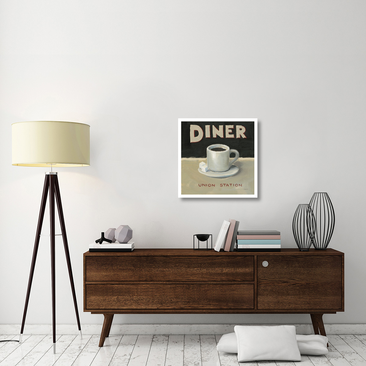 Coffee Spot II -Paper Art-26&quotx26"