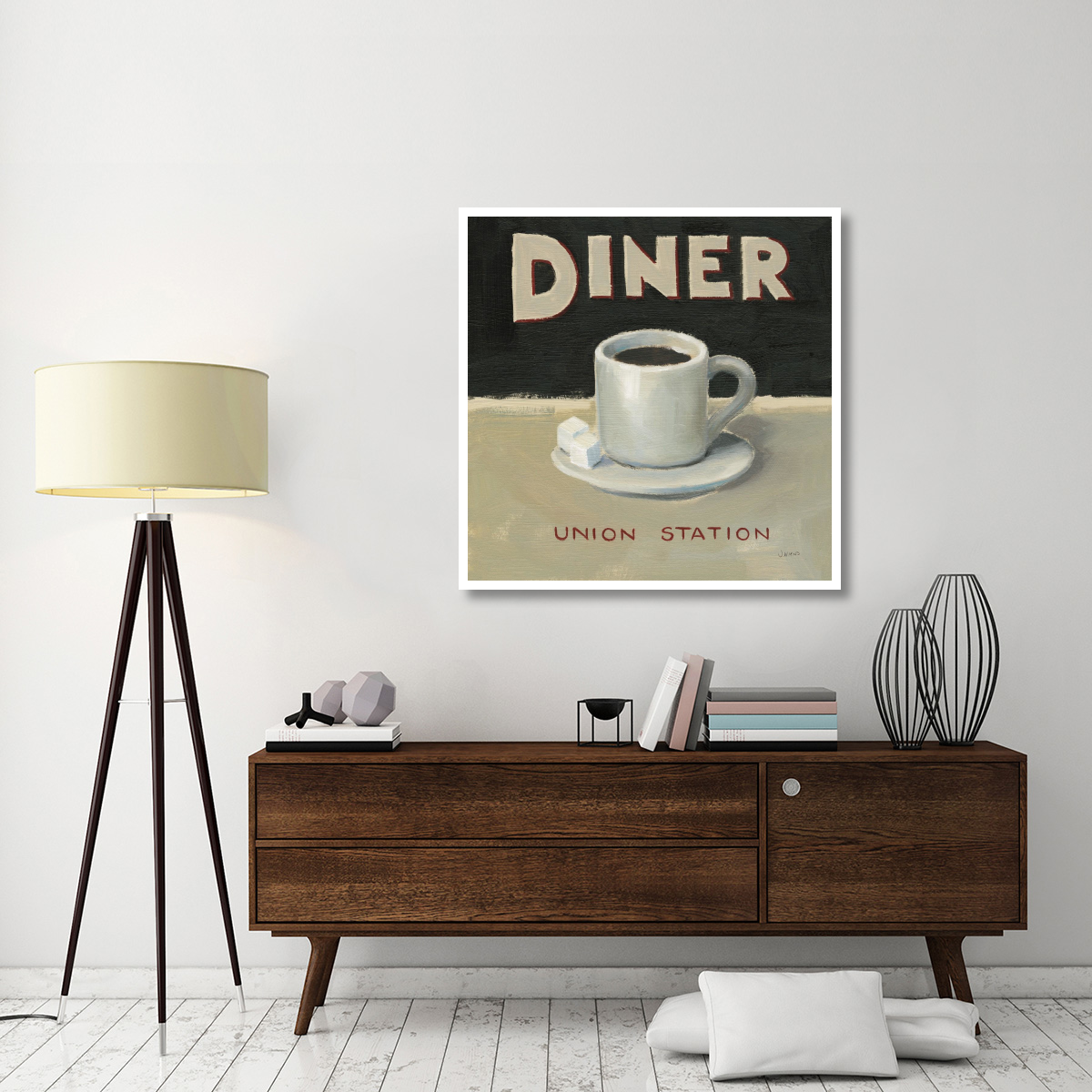 Coffee Spot II -Paper Art-42&quotx42"