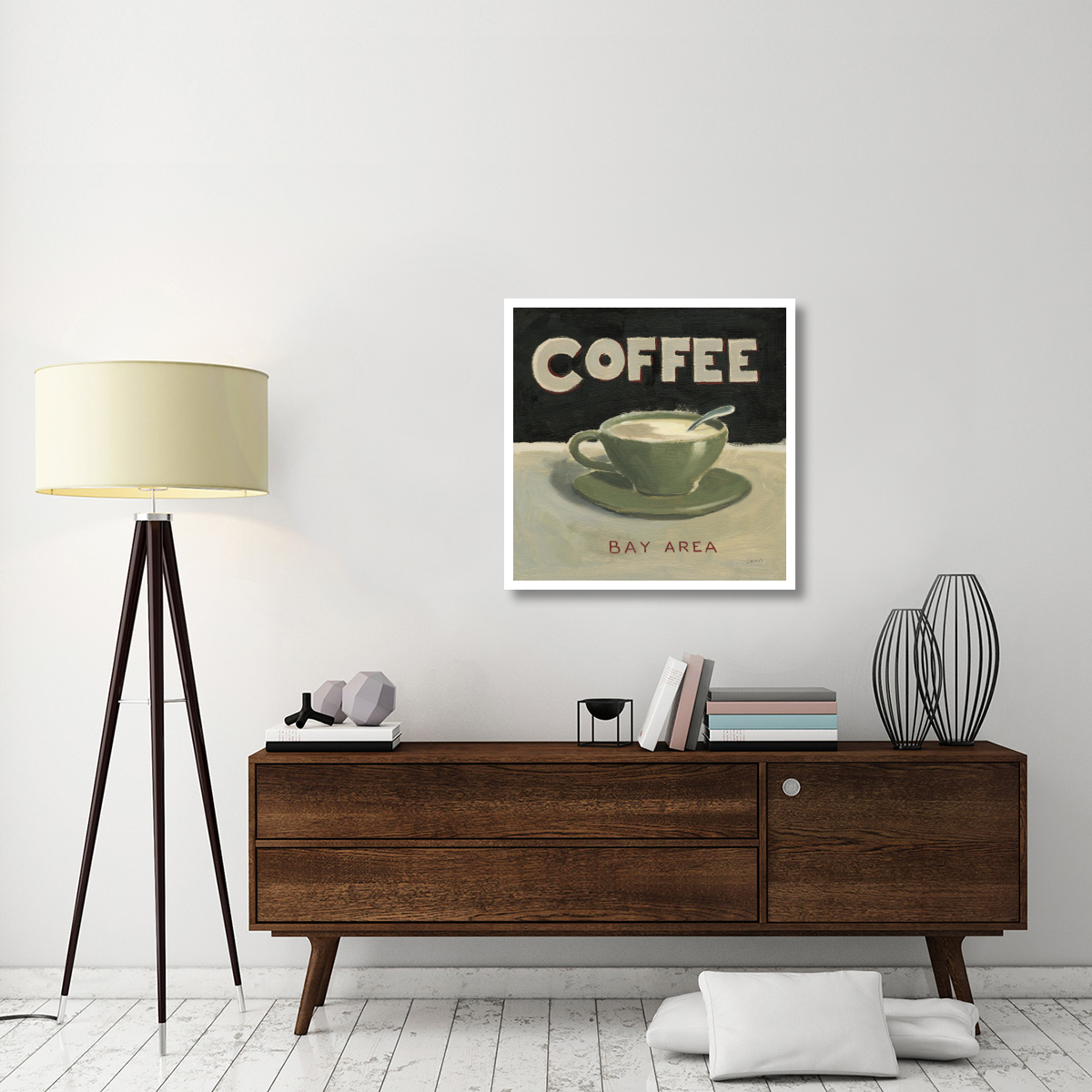 Coffee Spot III -Paper Art-32&quotx32"