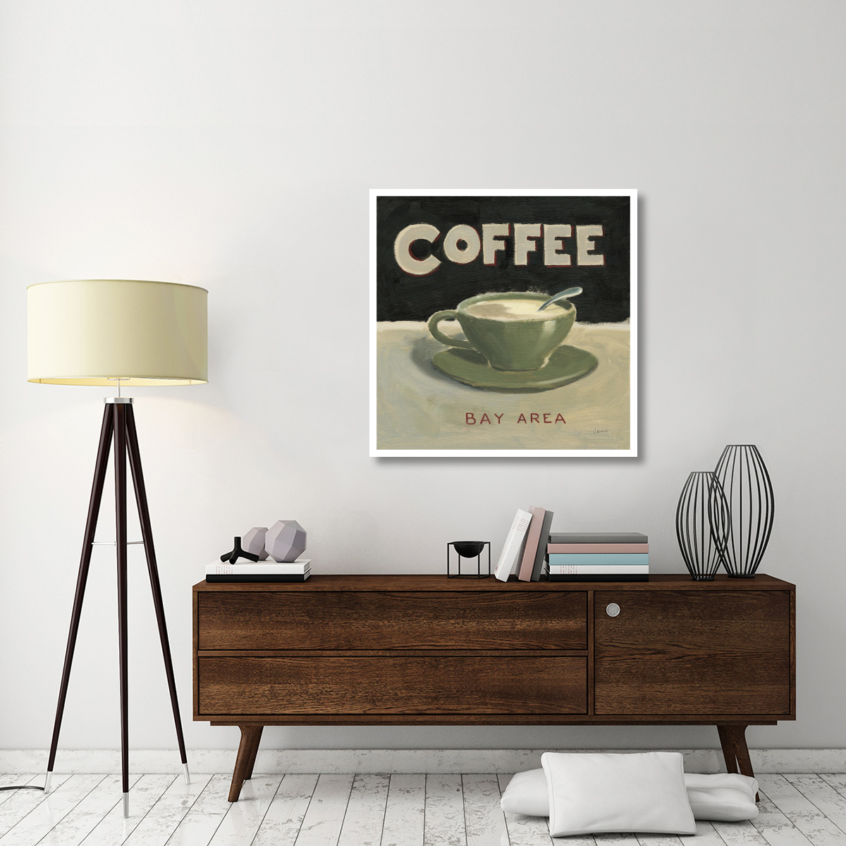 Coffee Spot III -Paper Art-38&quotx38"
