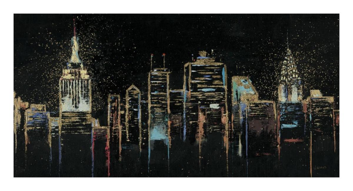 Cityscape -Paper Art-26"x14"