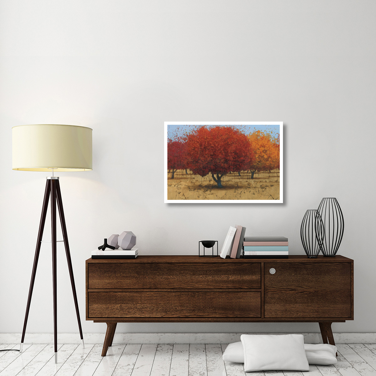 Orange Trees II -Paper Art-38&quotx26"