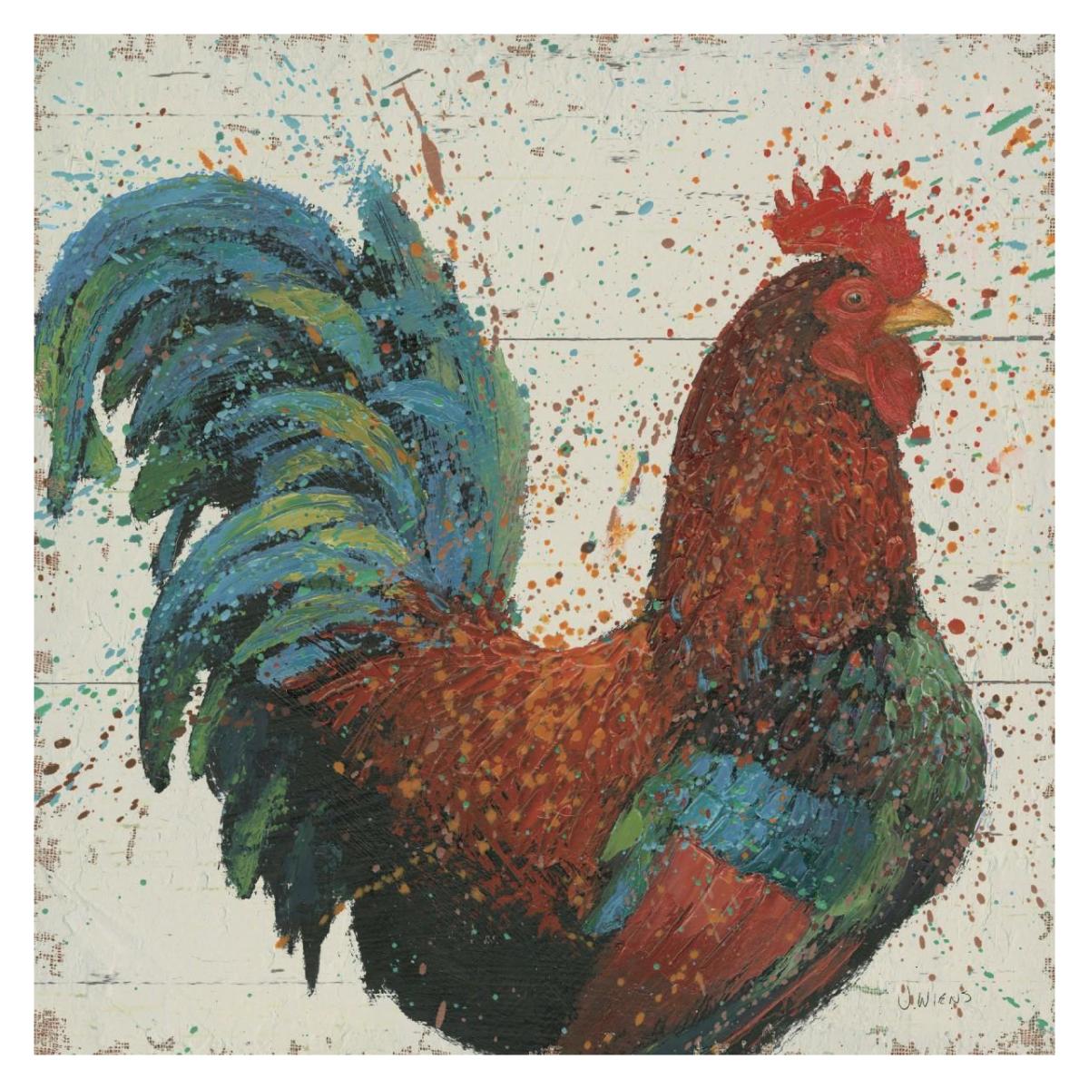 Farm Proud I -Paper Art-32"x32"