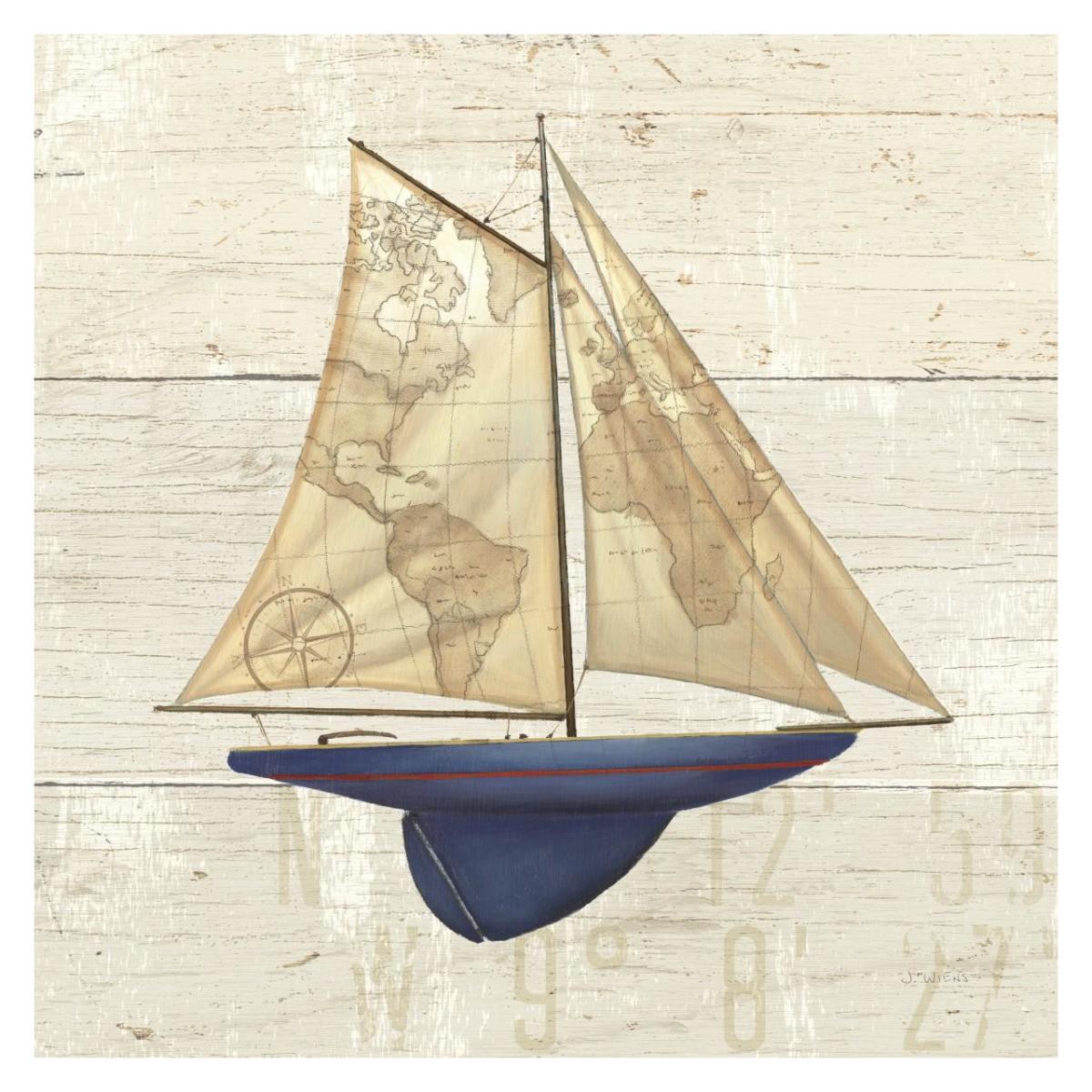 Nautique I -Paper Art-32"x32"