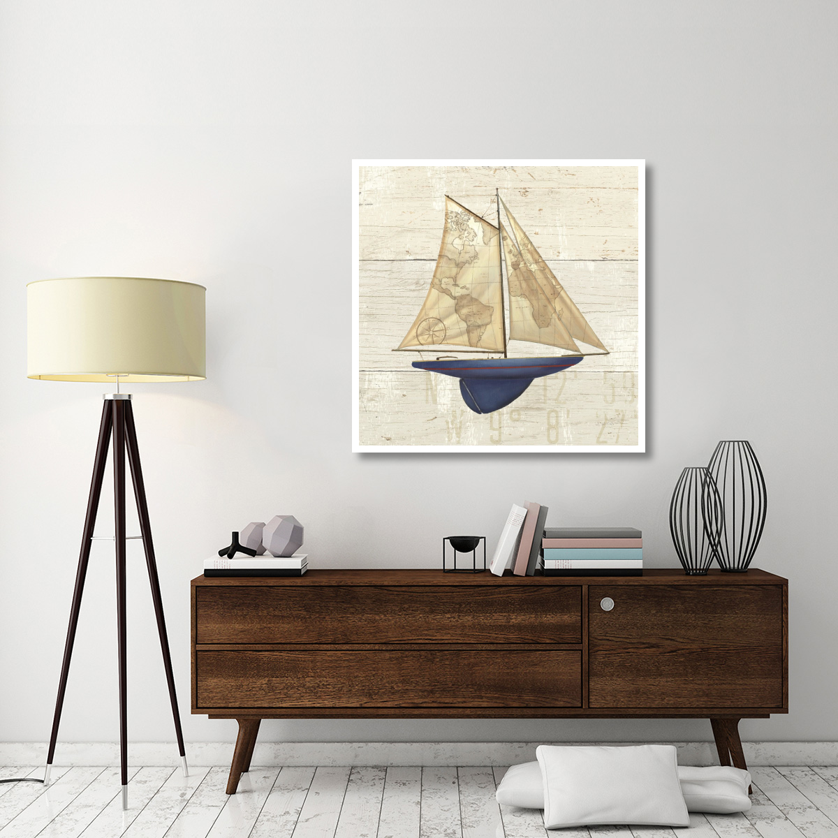 Nautique I -Paper Art-42&quotx42"