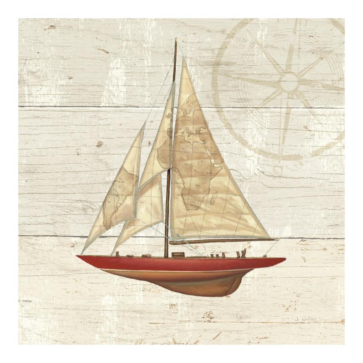 Nautique II -Paper Art-20"x20"