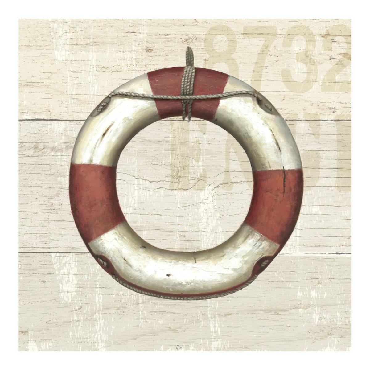 Nautique IV -Paper Art-20"x20"