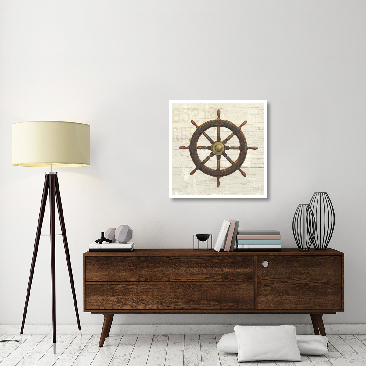 Nautique V -Paper Art-32&quotx32"