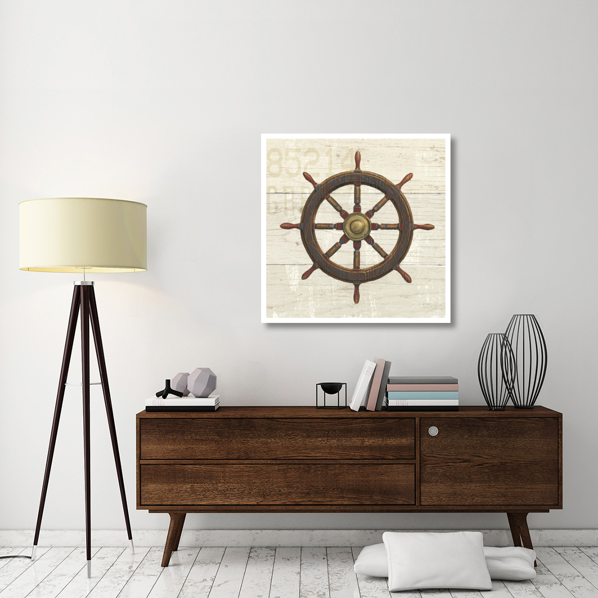 Nautique V -Paper Art-38&quotx38"