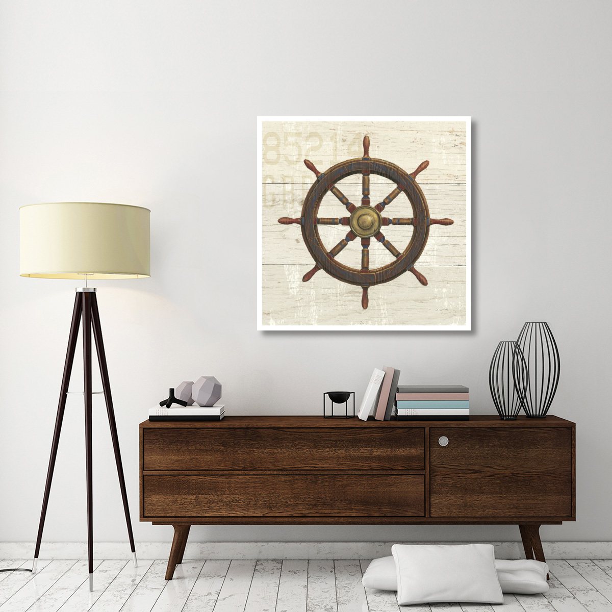 Nautique V -Paper Art-42&quotx42"