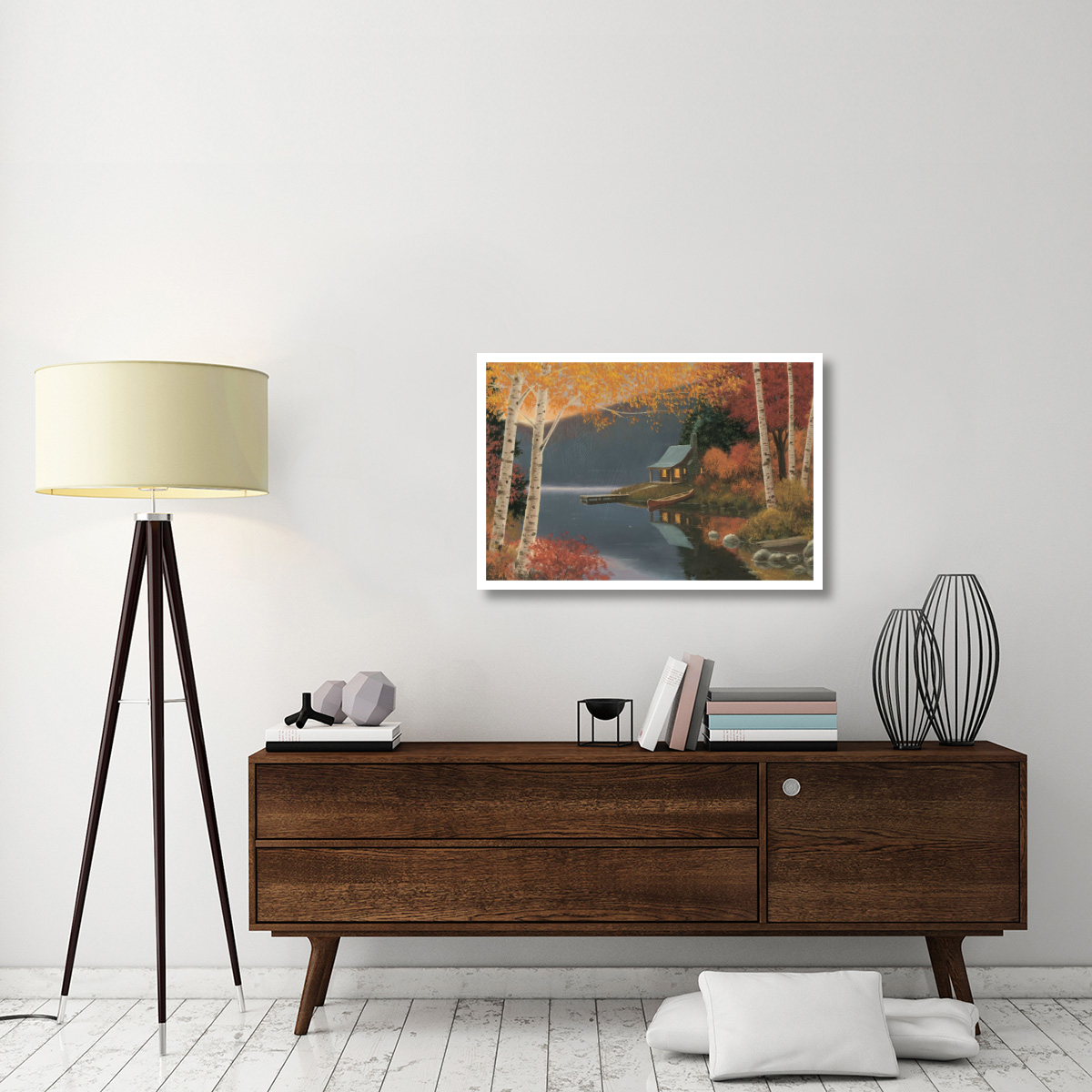 Quiet Evening I -Paper Art-38&quotx26"