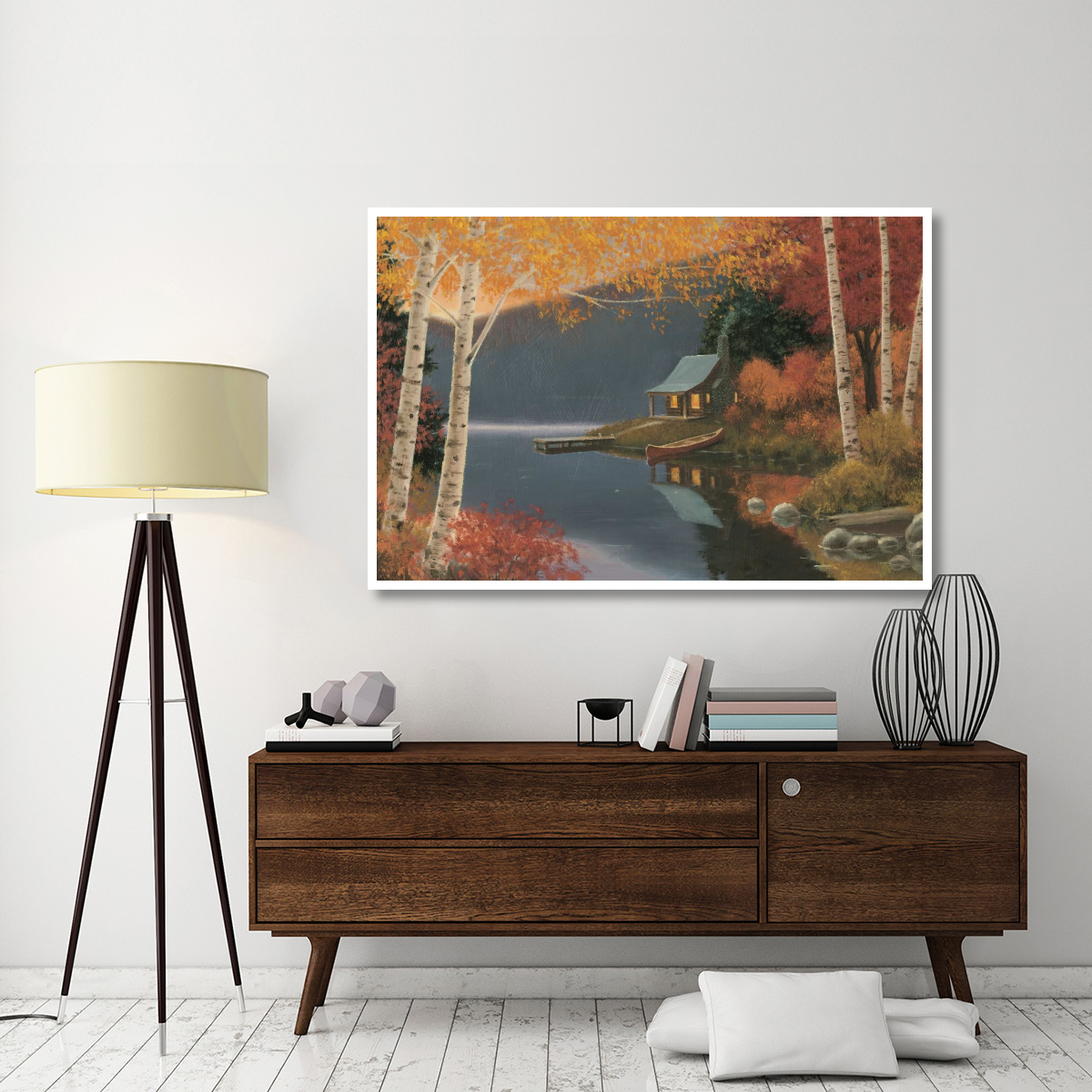 Quiet Evening I -Paper Art-62&quotx42"