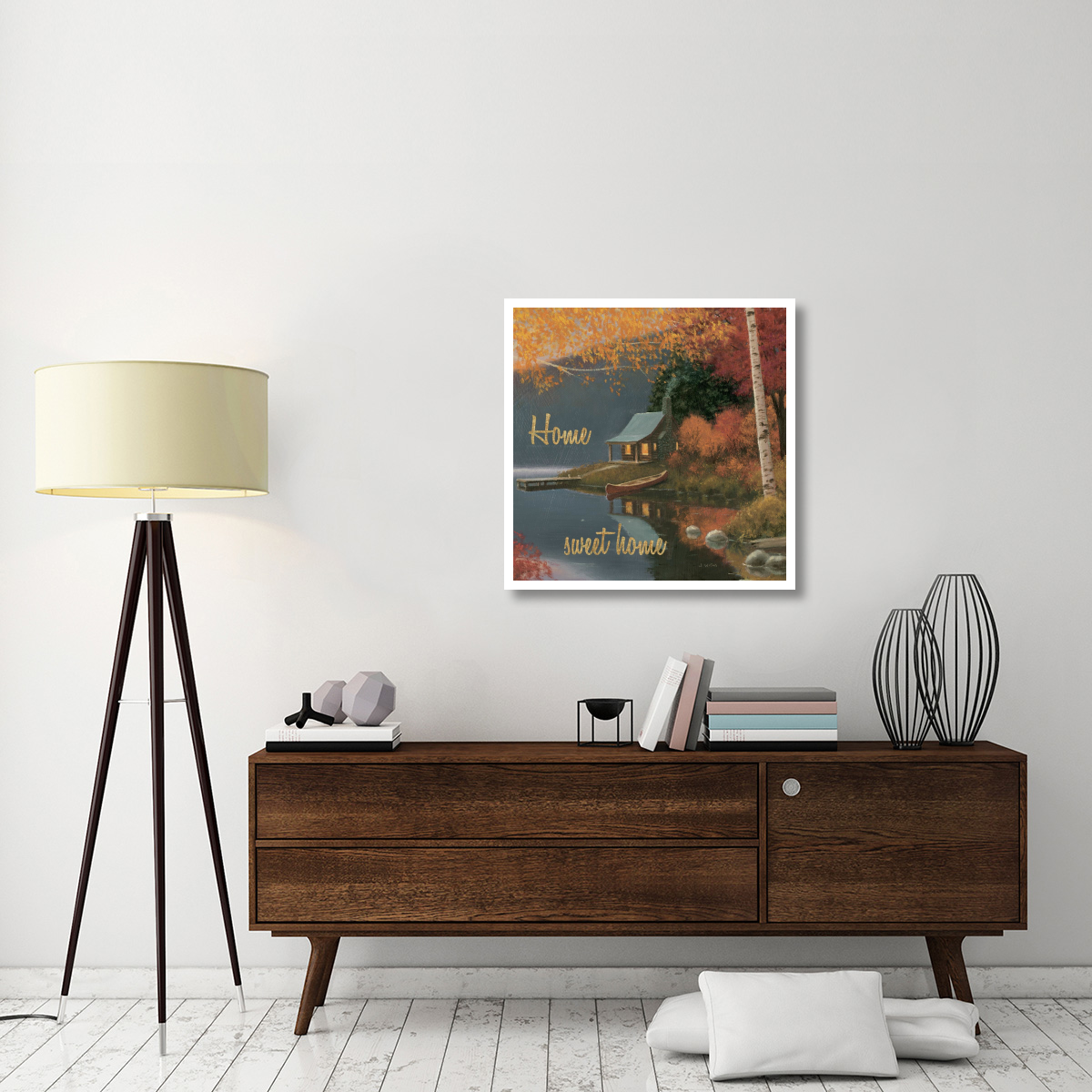 Quiet Evening II -Paper Art-32&quotx32"