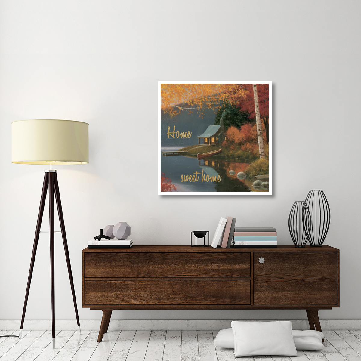 Quiet Evening II -Paper Art-38&quotx38"