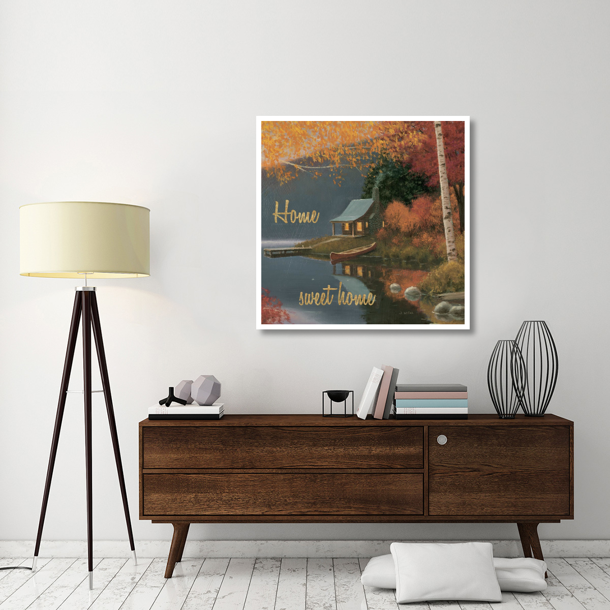 Quiet Evening II -Paper Art-42&quotx42"