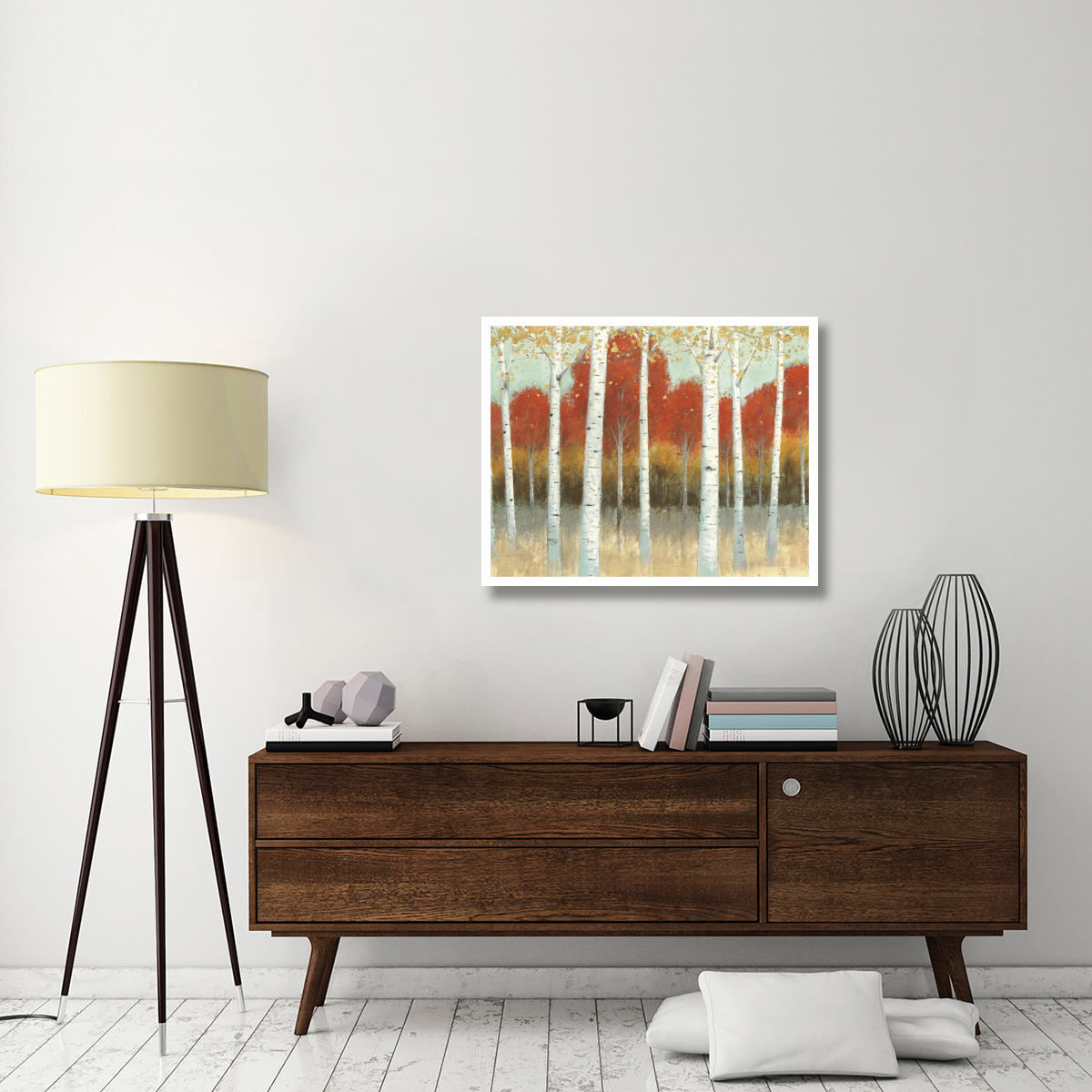 Fall Promenade I -Paper Art-37&quotx30"