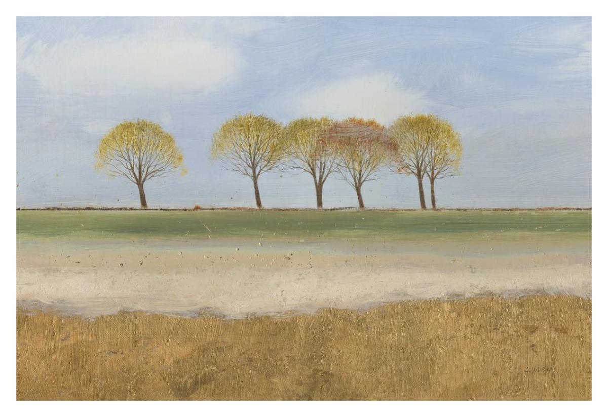 Landscape Horizon -Paper Art-38"x26"
