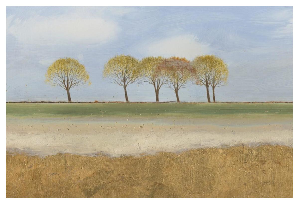 Landscape Horizon -Paper Art-50"x34"