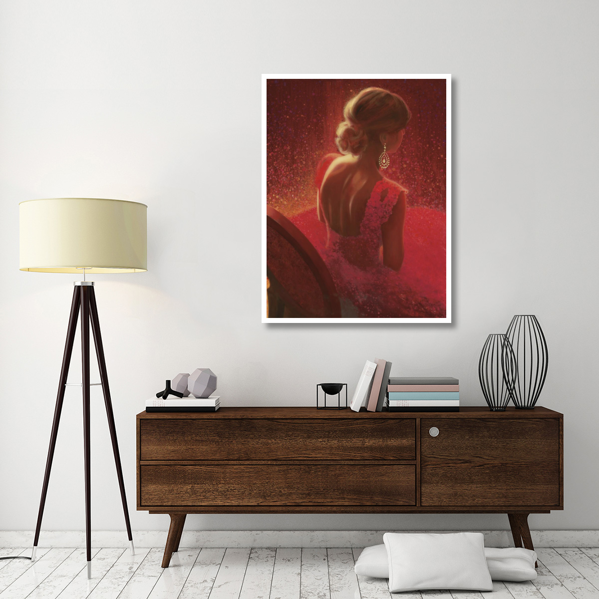 Before the Opera -Paper Art-38&quotx50"