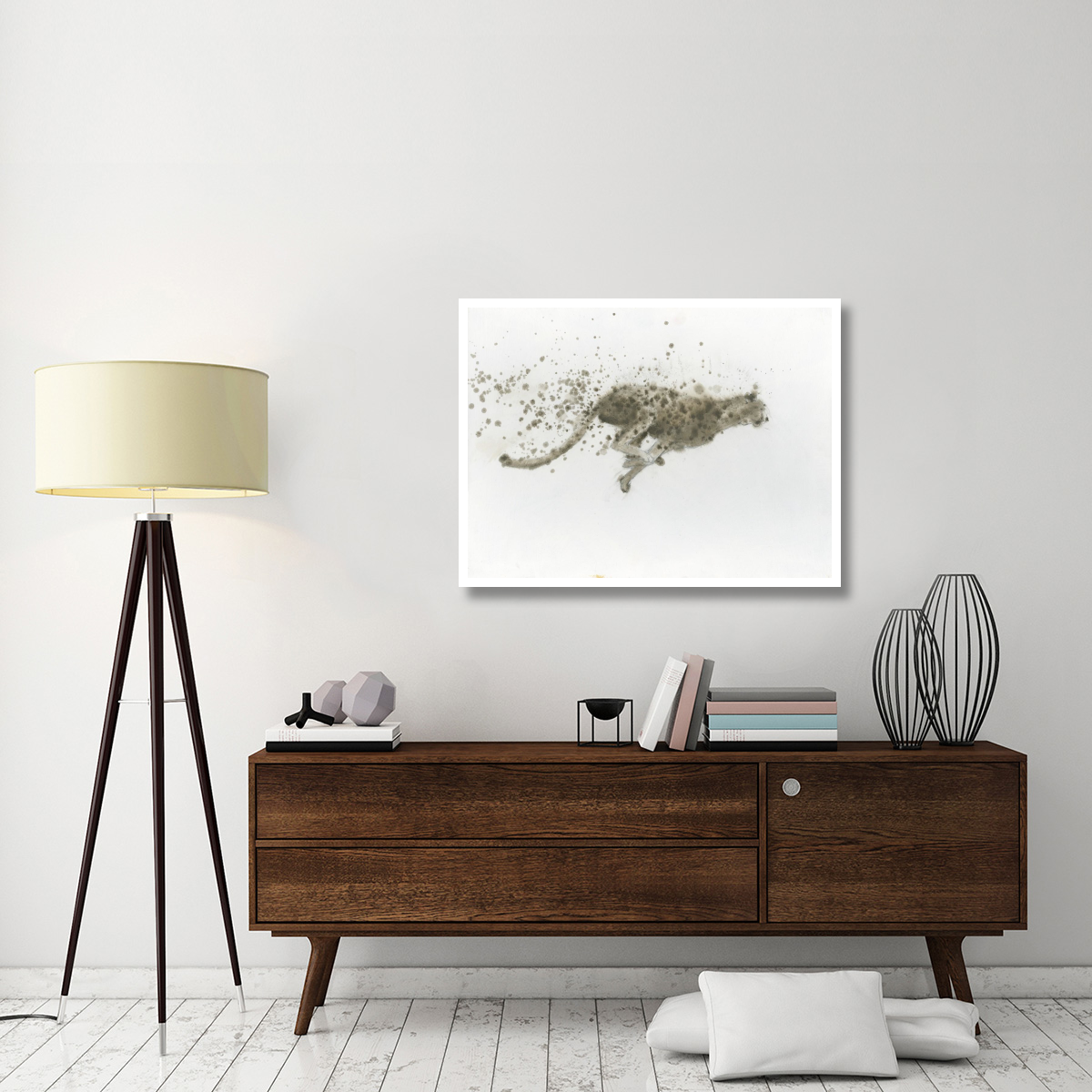 Cheetah -Paper Art-42&quotx32"