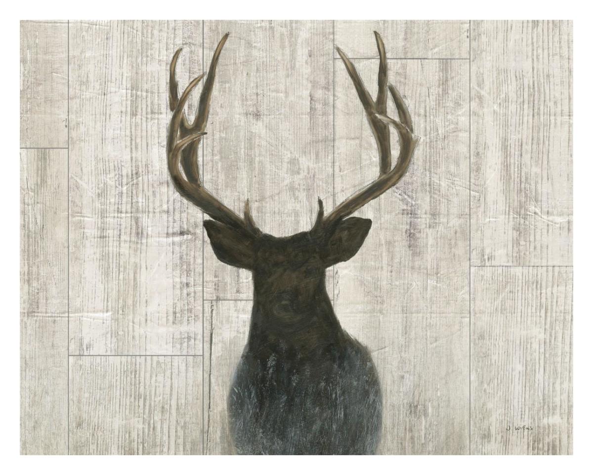 Into the Forest Birch -Paper Art-30"x24"