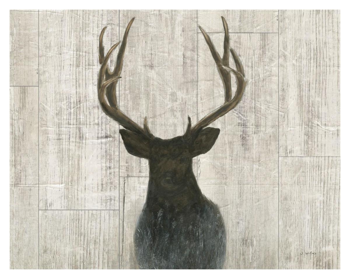 Into the Forest Birch -Paper Art-37"x30"