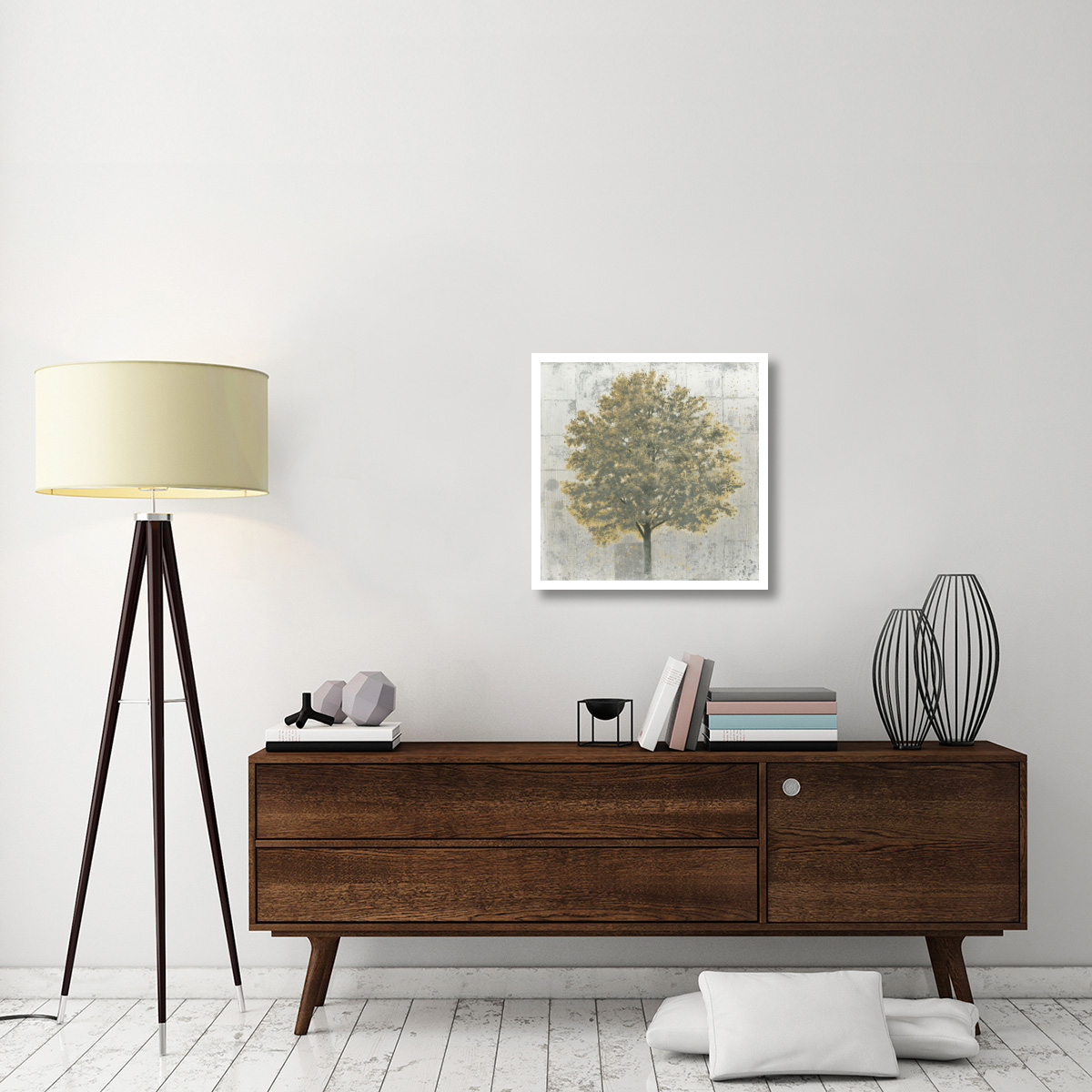 Neutrality Gold -Paper Art-26&quotx26"