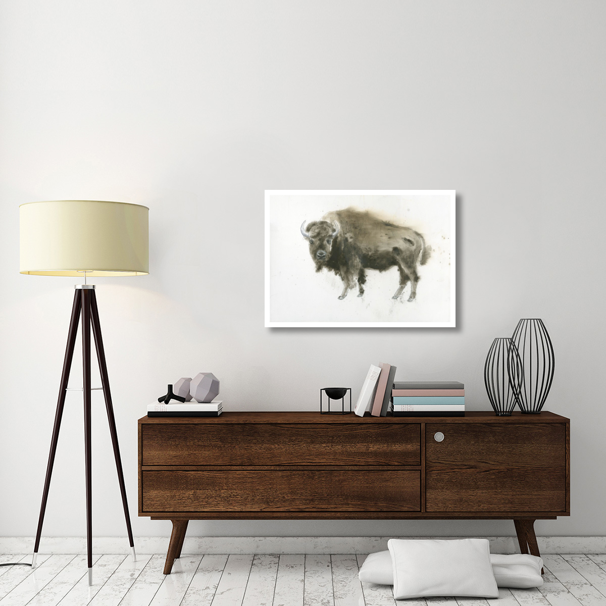 Buffalo Bill -Paper Art-38&quotx27.2"