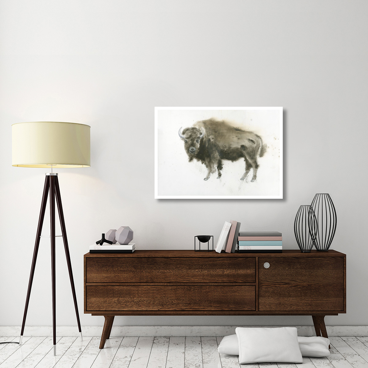 Buffalo Bill -Paper Art-42&quotx30"
