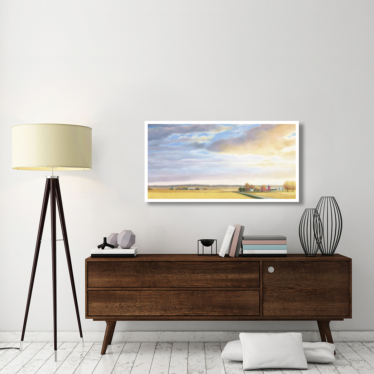 Heartland Landscape Sky -Paper Art-50&quotx26"