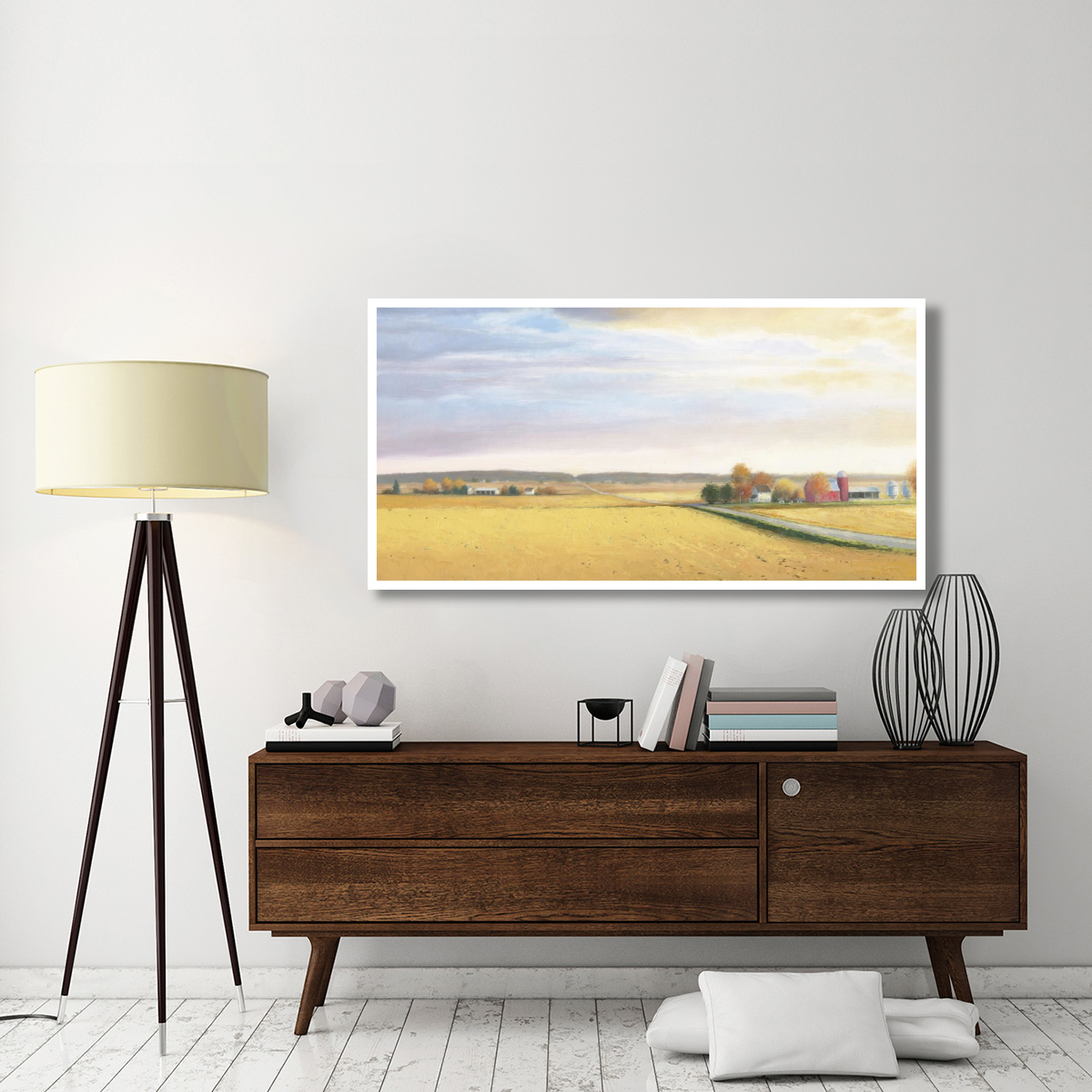 Heartland Landscape Farm -Paper Art-62&quotx32"