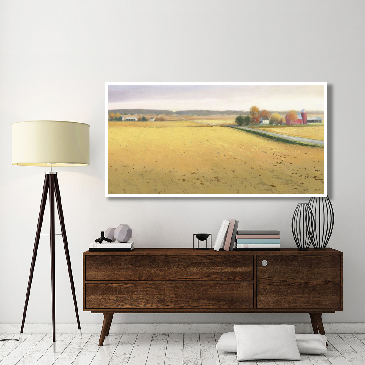 Heartland Landscape II -Paper Art-74&quotx38"