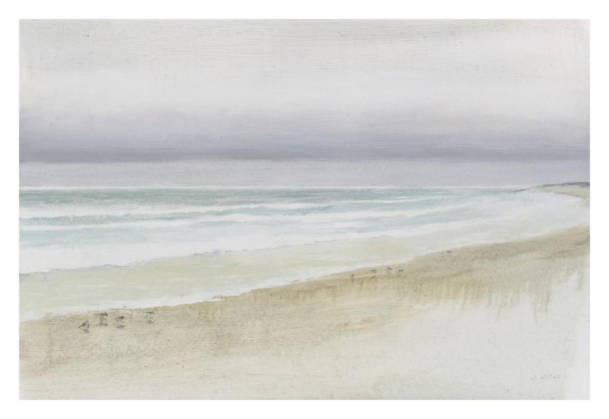 Serene Seaside -Paper Art-32"x22"