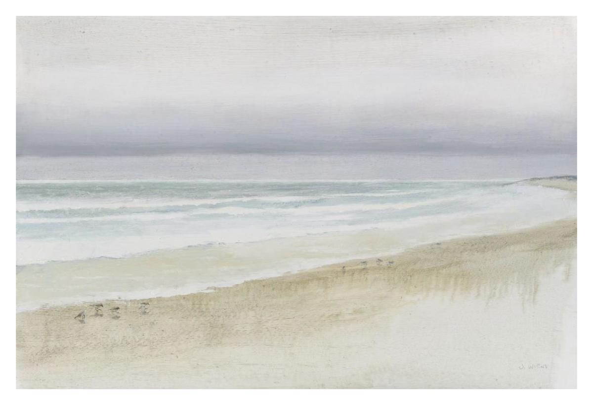 Serene Seaside -Paper Art-38"x26"