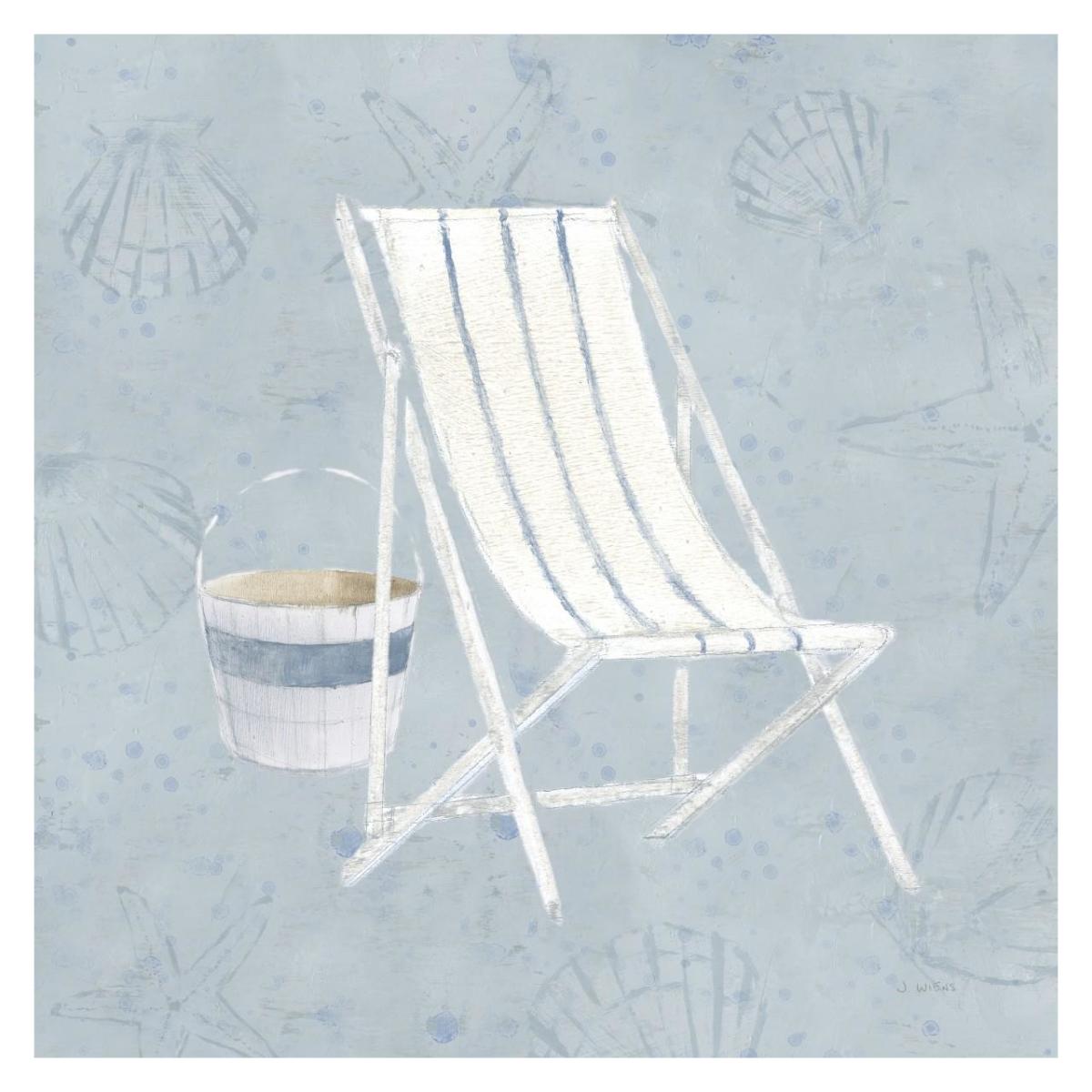 Serene Seaside II -Paper Art-32"x32"