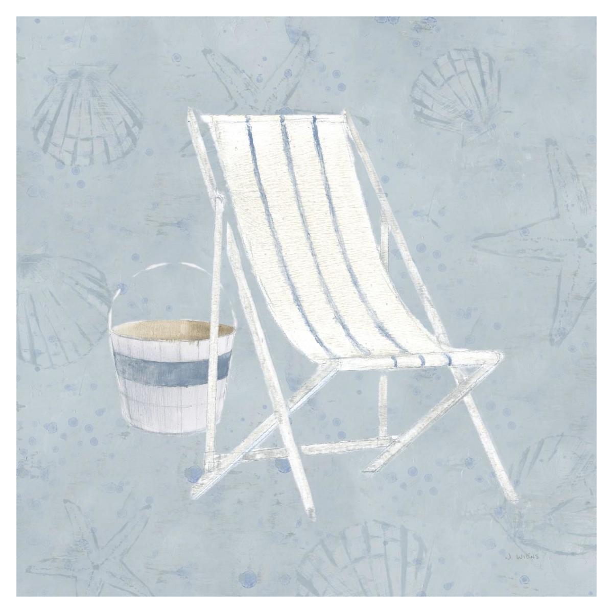 Serene Seaside II -Paper Art-38"x38"