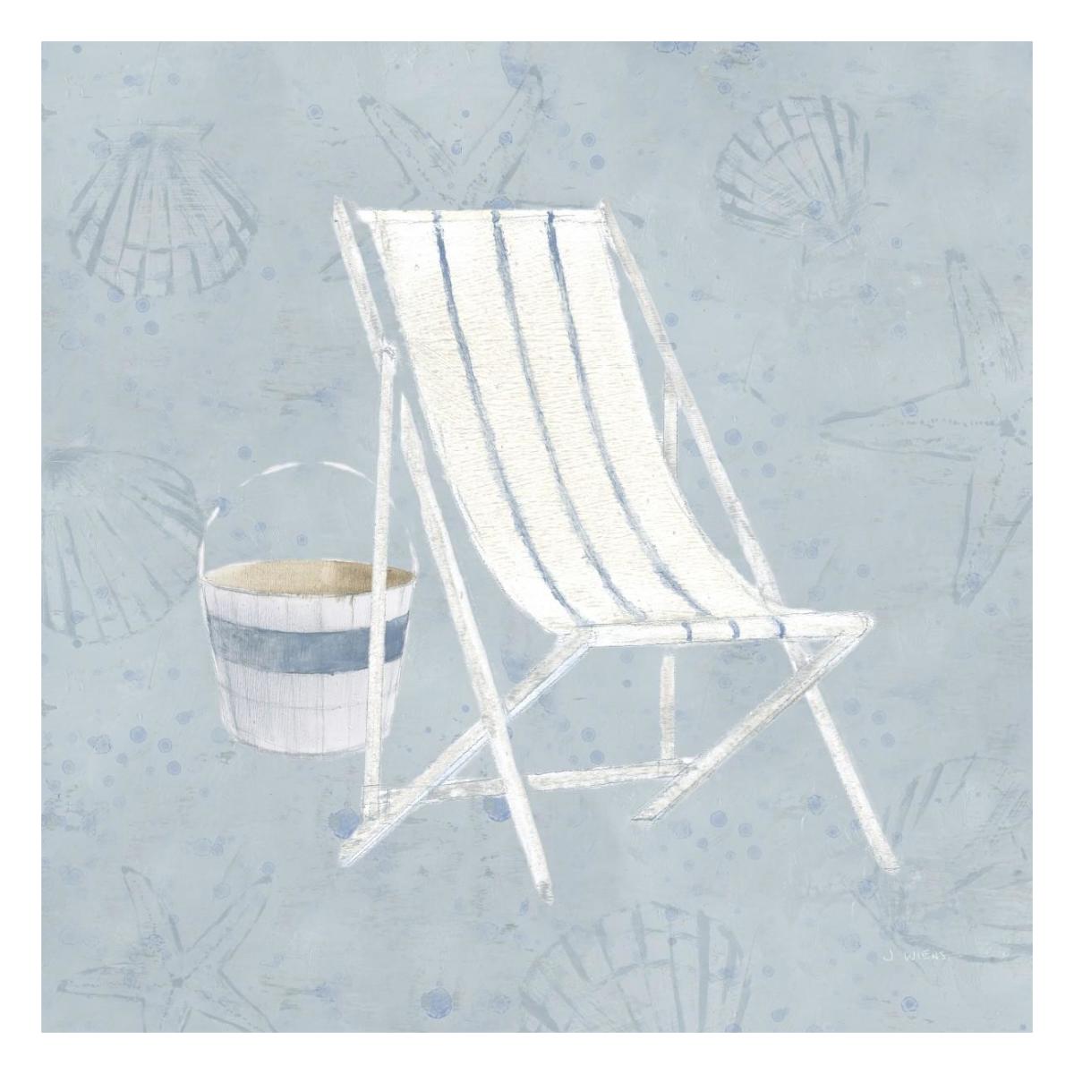 Serene Seaside III -Paper Art-26"x26"