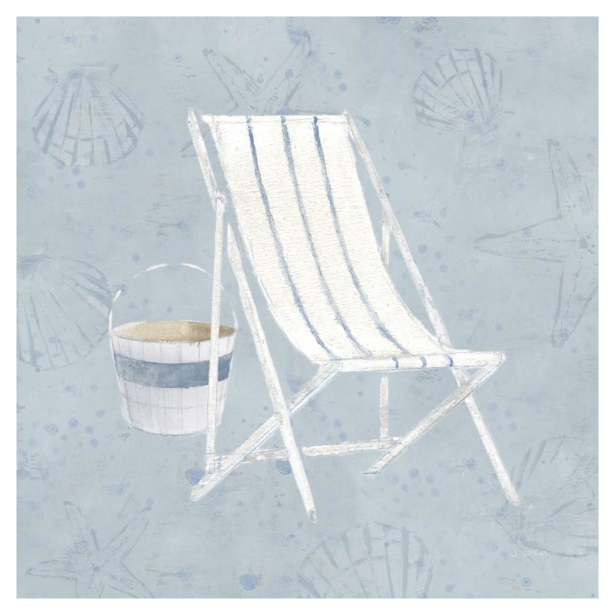 Serene Seaside III -Paper Art-38"x38"
