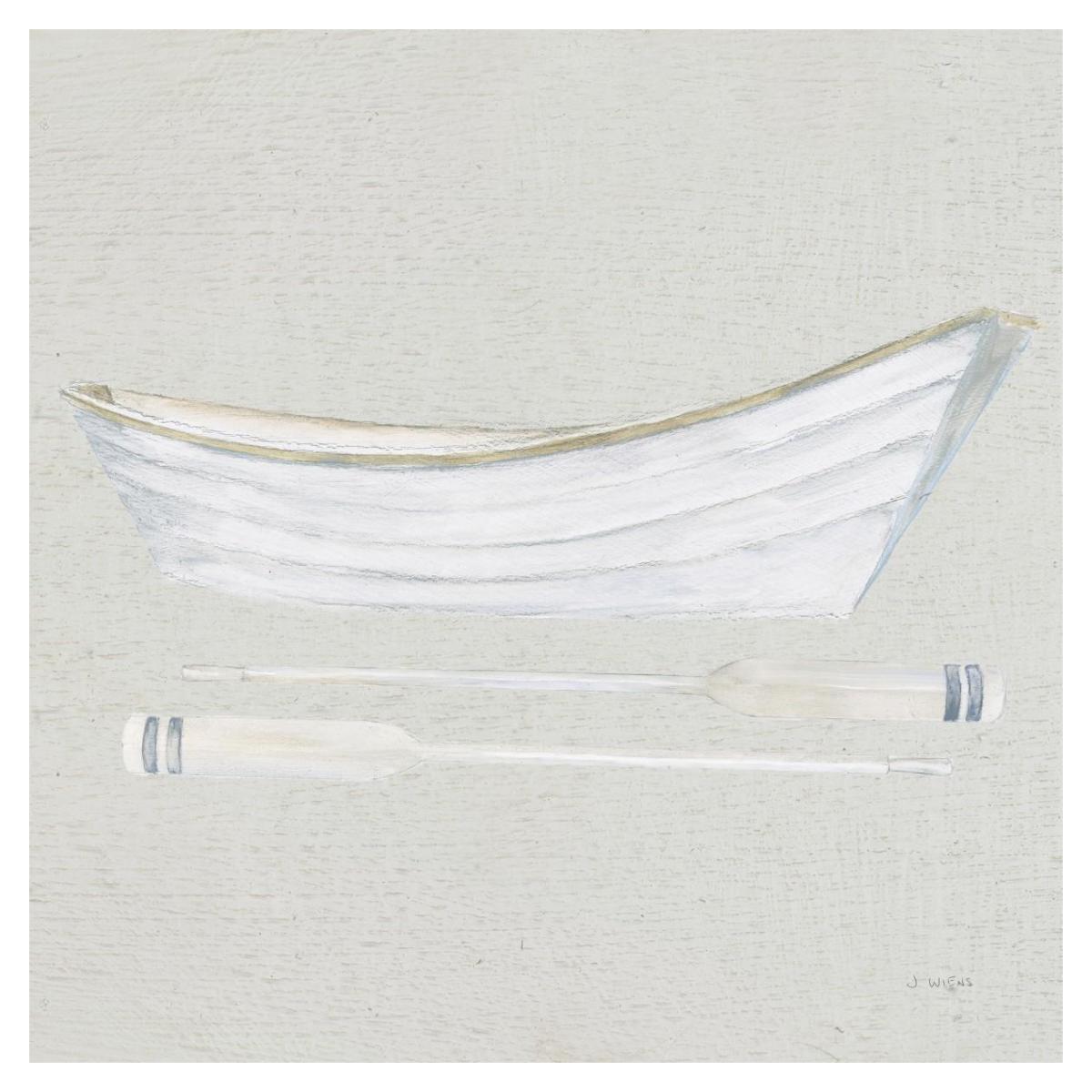 Serene Seaside I Tan -Paper Art-38"x38"
