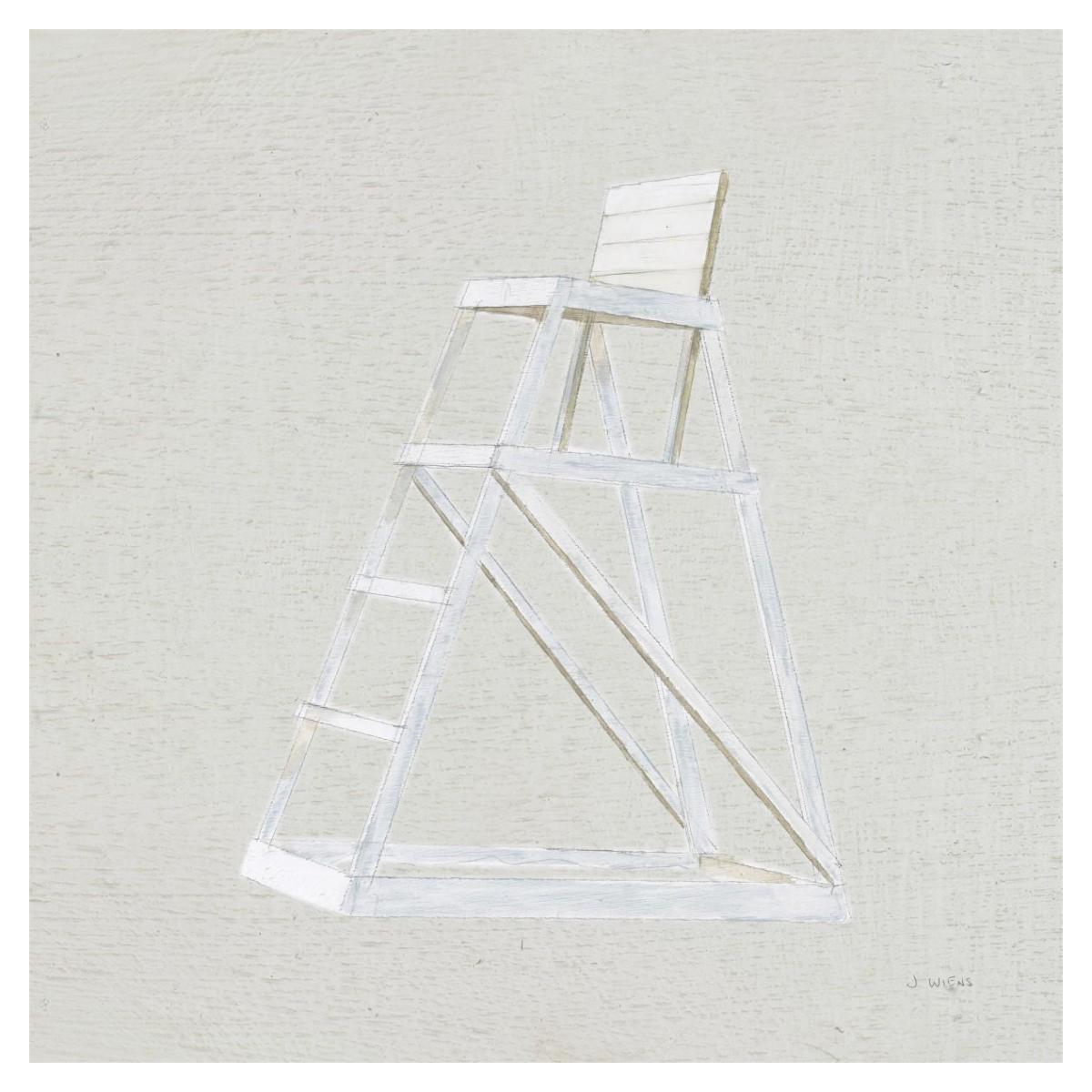 Serene Seaside II Tan -Paper Art-38"x38"