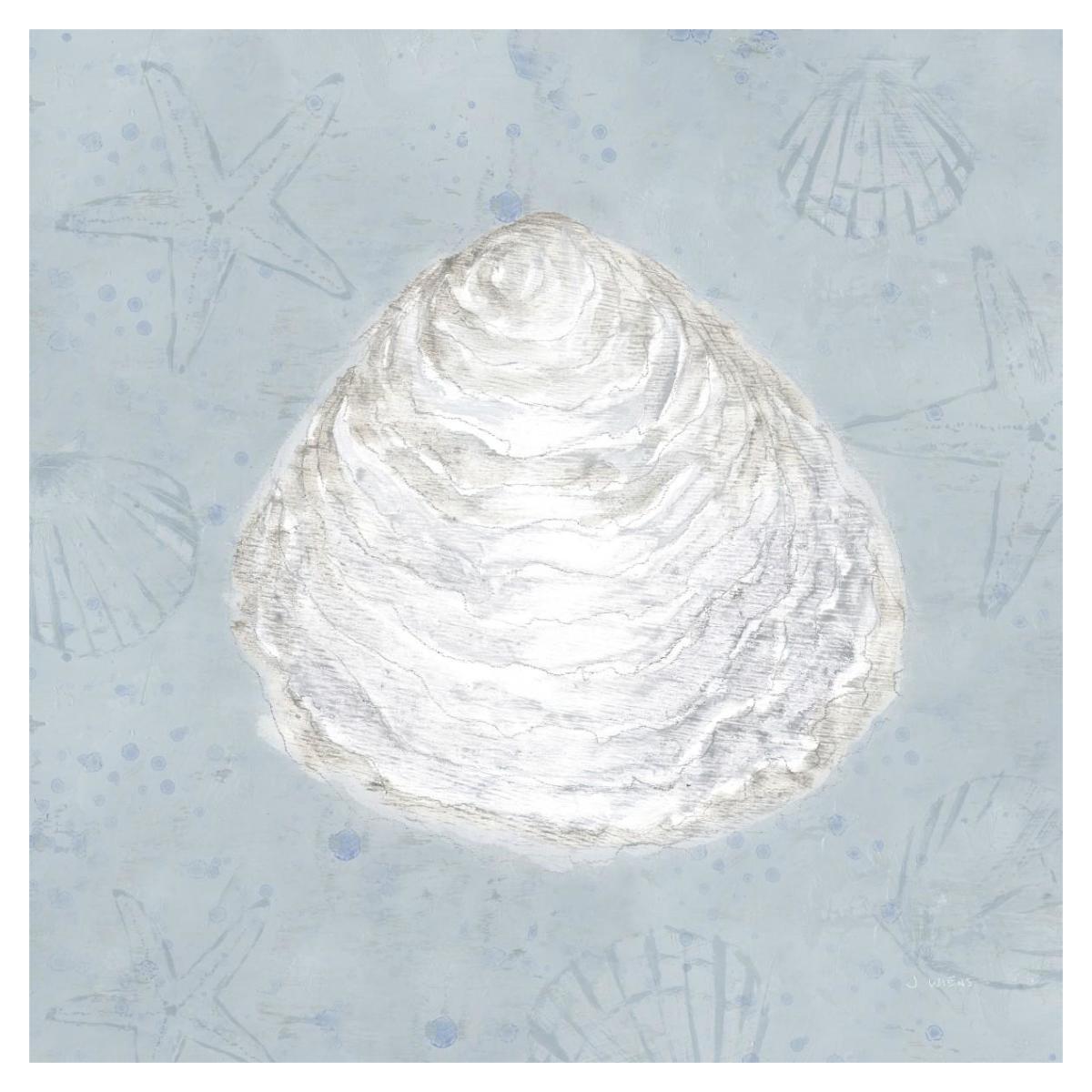 Serene Shells I -Paper Art-38"x38"