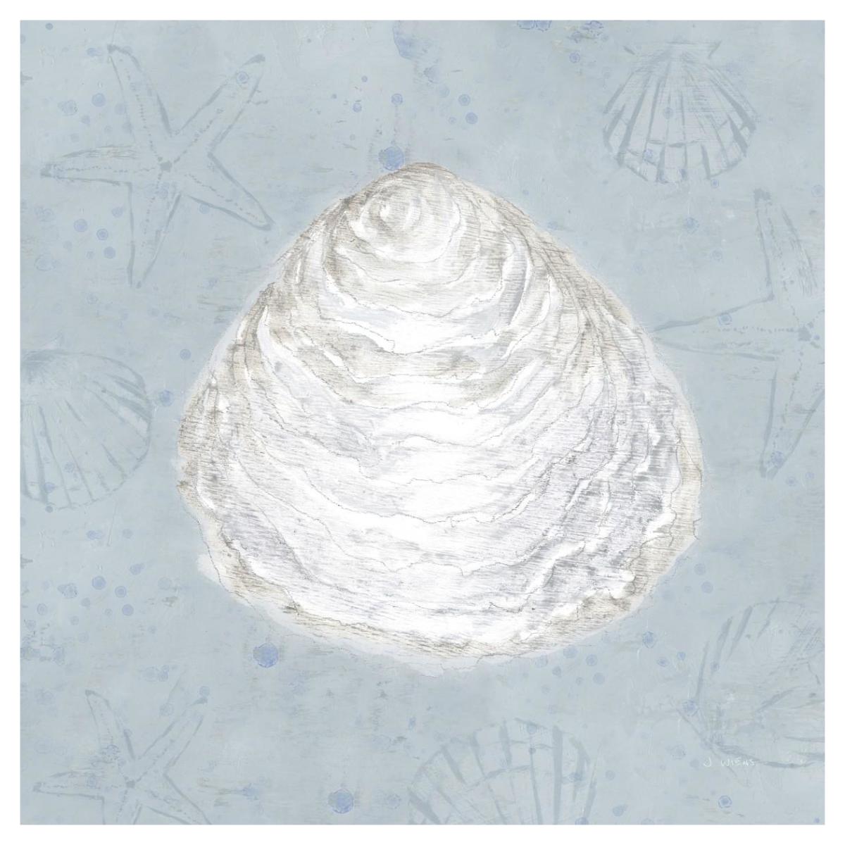Serene Shells I -Paper Art-42"x42"