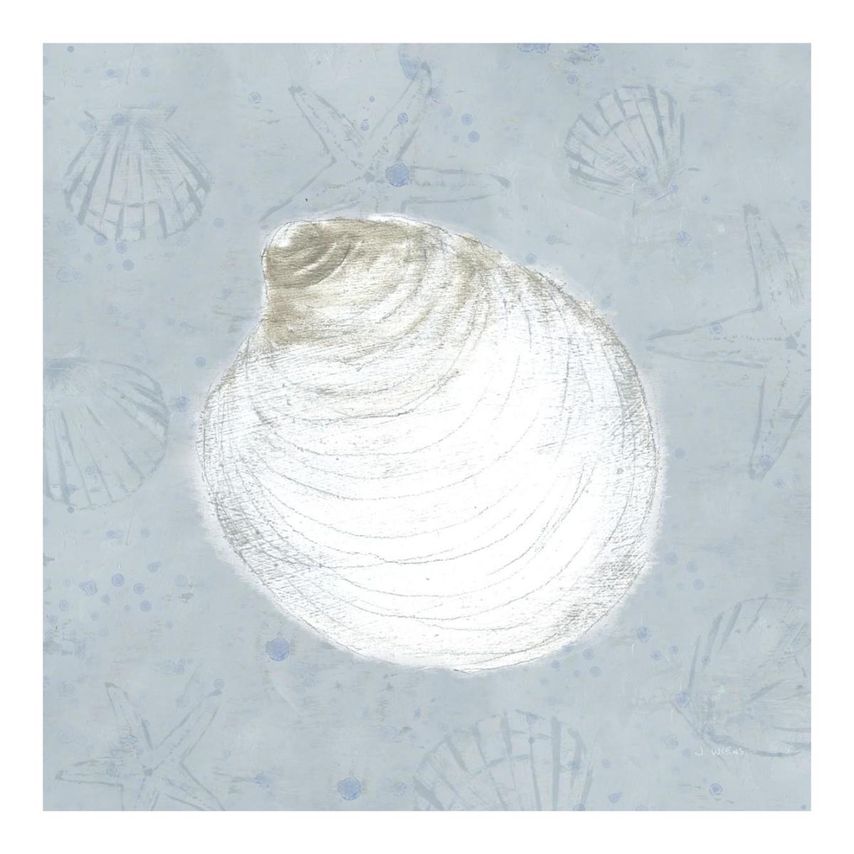 Serene Shells II -Paper Art-20"x20"