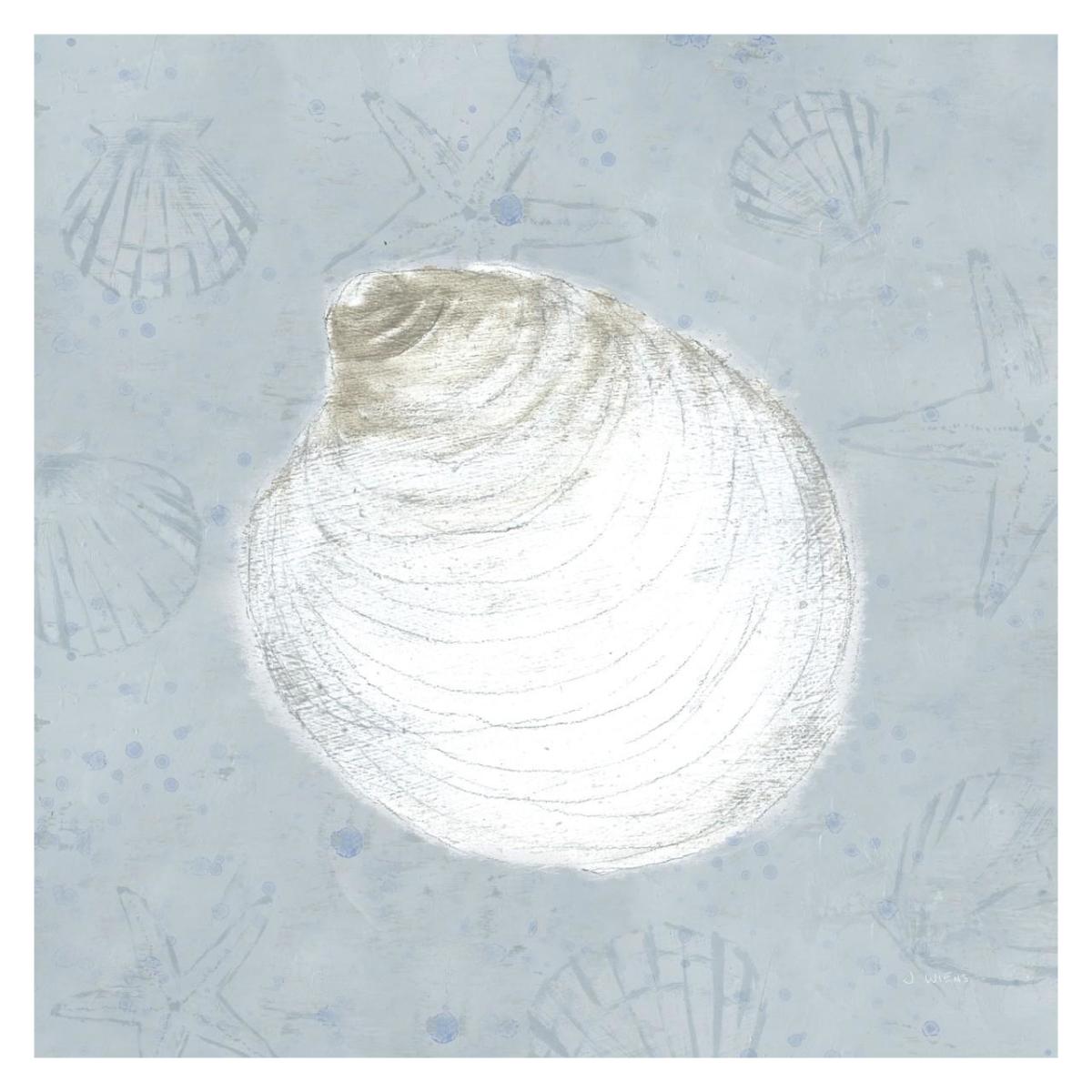 Serene Shells II -Paper Art-32"x32"