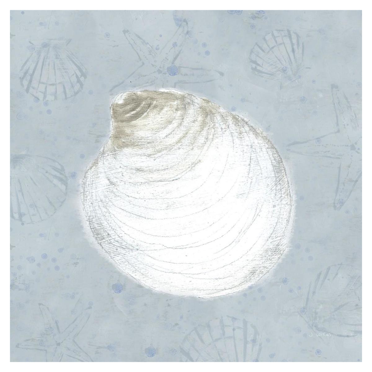 Serene Shells II -Paper Art-38"x38"